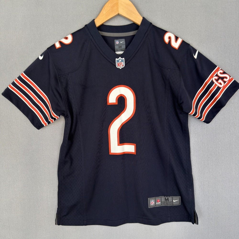 Nike Chicago Bears  DJ Moore #2 On Field Jersey Youth Size M 10/12 Navy NWOT